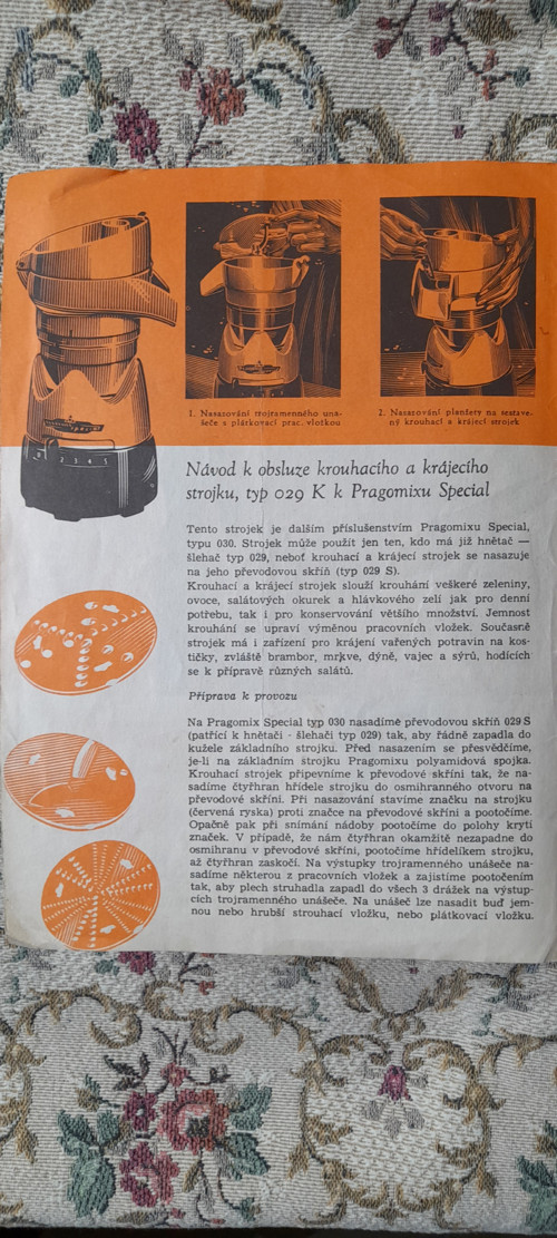 Krouhací a krájecí strojek — foto 3