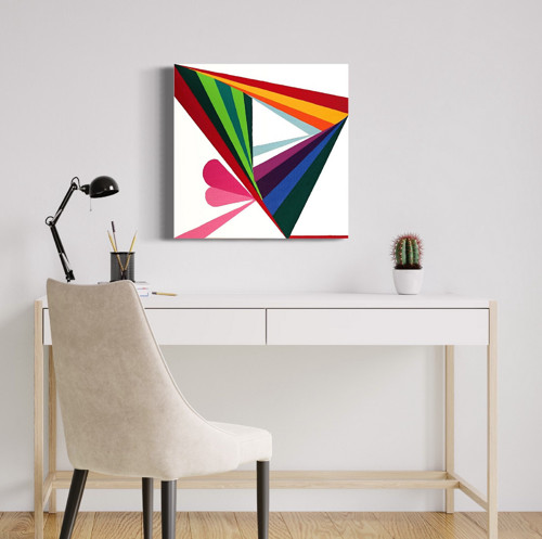 ORIGINÁL OBRAZ - DÁREK, 50 x 50 cm, 2014 — foto 3