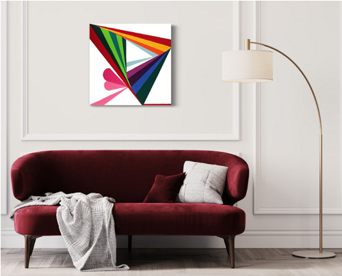 ORIGINÁL OBRAZ - DÁREK, 50 x 50 cm, 2014 — foto 2