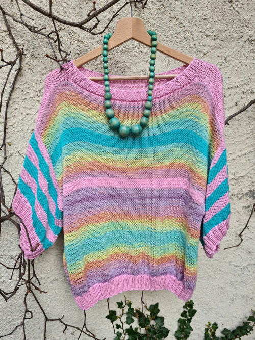 Duhové jaro, triko oversized — foto 4