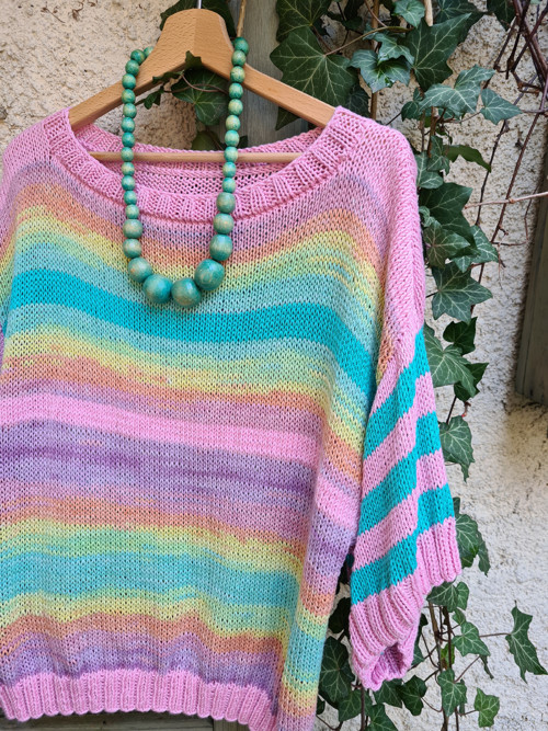 Duhové jaro, triko oversized — foto 5