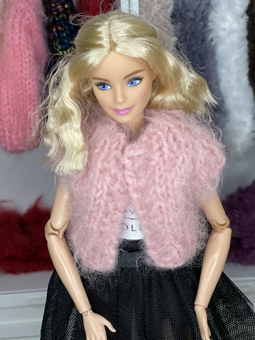 Vesta pro BARBIE pudrová — foto 3