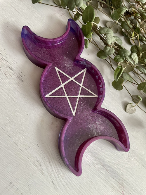 Miska trojitý měsíc a pentagram — foto 3