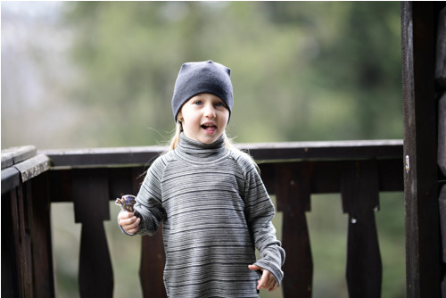 Dětská merino čepka ... — foto 5