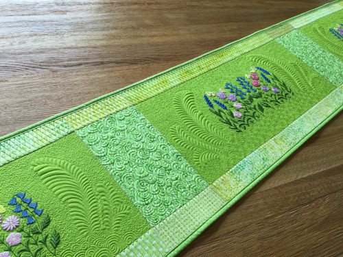 Běhoun na stůl / s kvítky no. 8 … — foto 5