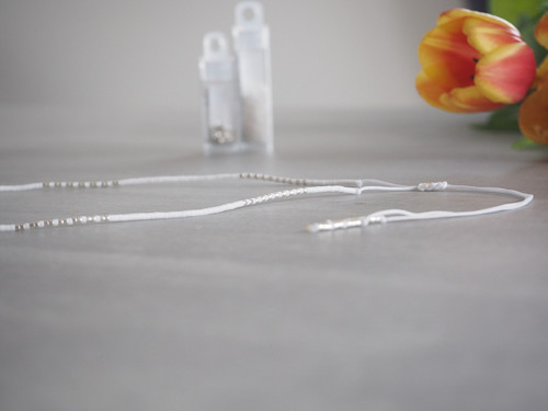 Miyuki náhrdelník "Basic Silver" — foto 5