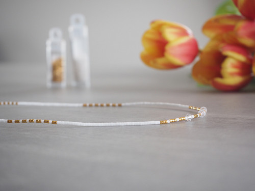 Miyuki náhrdelník "Basic Gold" — foto 5