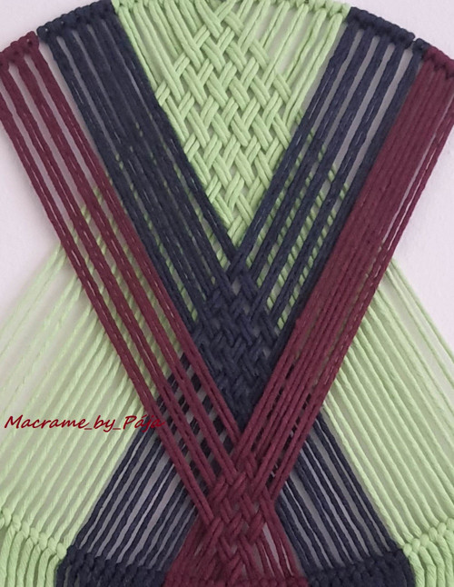 Macramé v kruhu — foto 2