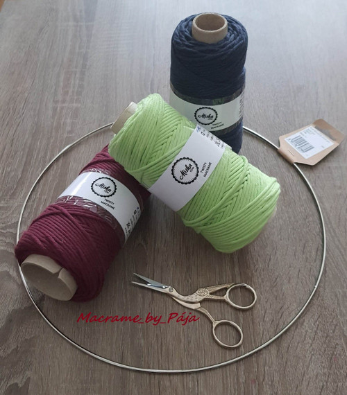 Macramé v kruhu — foto 3