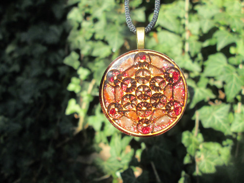 Org. šperk ,, Metatron energie Orchidea " — foto 3