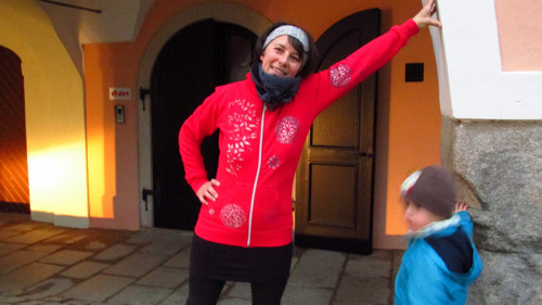 Dámská malovaná mikina — foto 3