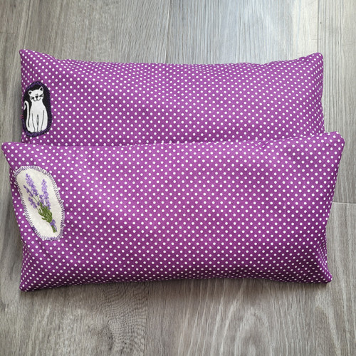 Pohankový polštář purpurový — foto 2