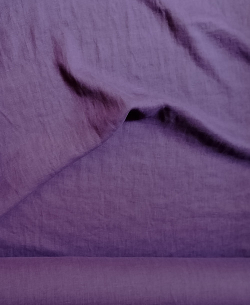 100% měkčený len Levandule tmavá č.435 — foto 5