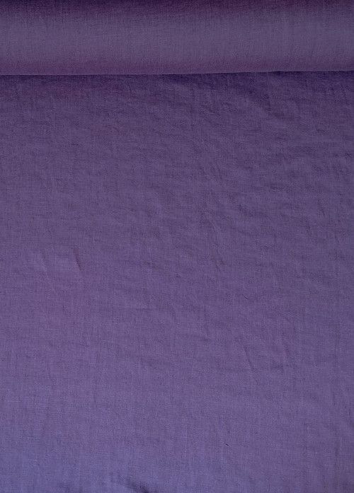 100% měkčený len Levandule tmavá č.435 — foto 4