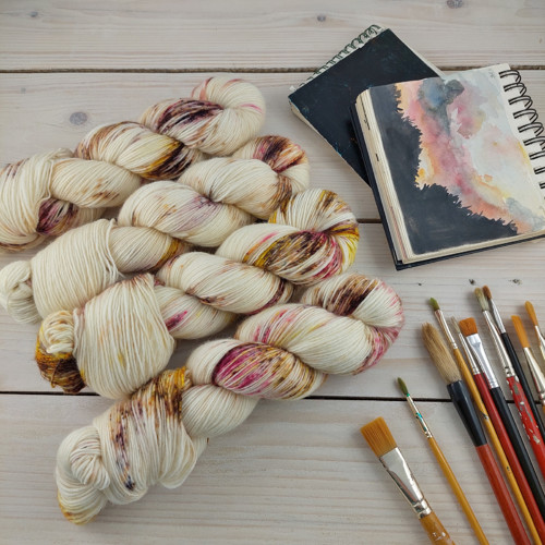 GINGER - ručně barvené merino — foto 3