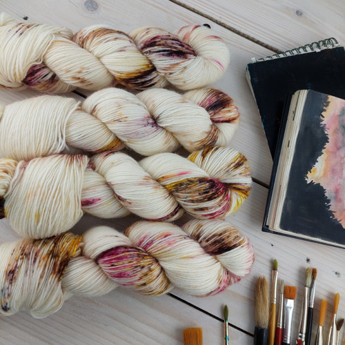 GINGER - ručně barvené merino — foto 2