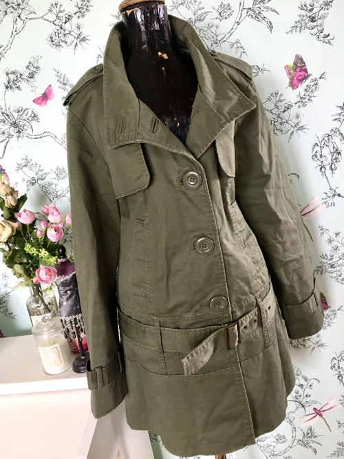 Bunda kabátek army look — foto 4