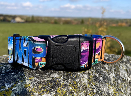 VÝPRODEJ Obojek graffiti 3 cm 30 - 40 cm — foto 4