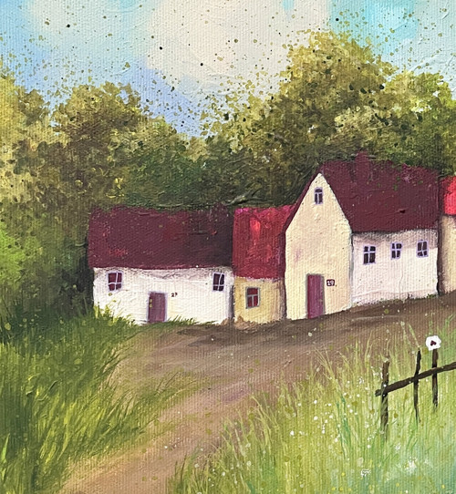 Vesnička na dlani - 40x40cm — foto 2