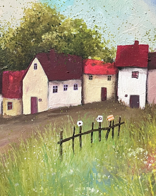 Vesnička na dlani - 40x40cm — foto 3