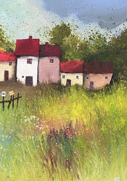 Vesnička na dlani - 40x40cm — foto 4