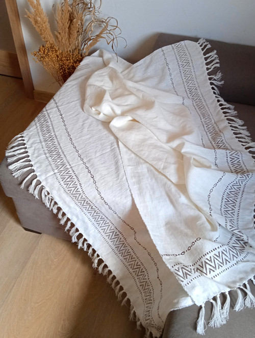 Lněný přehoz/pléd Besseggen — foto 3