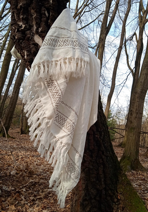 Lněný přehoz/pléd Besseggen — foto 5