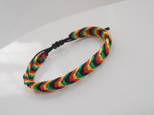 *Macramé Rasta náramek - Unisex* — foto 4