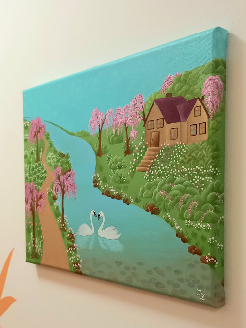 Kouzelné jaro, 30x40 cm — foto 2