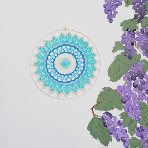 Mentolovotyrkysová mandala — foto 3