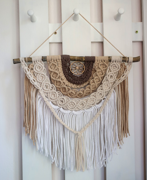 Macramé závěsná dekorace — foto 2