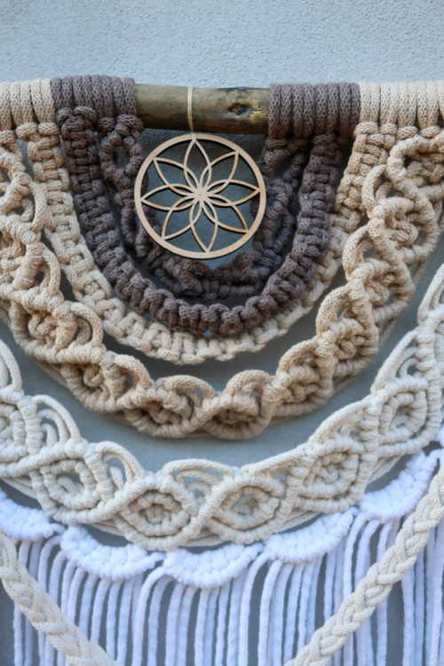 Macramé závěsná dekorace — foto 3
