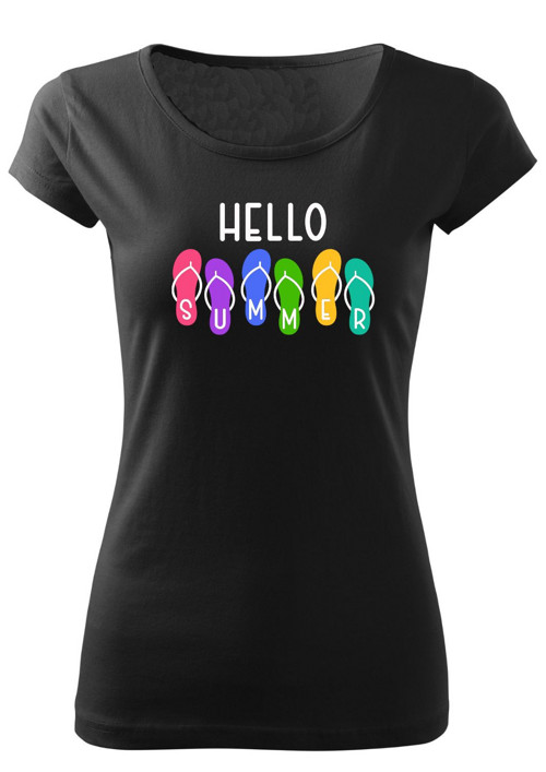 Dámské tričko "Hello Summer" — foto 3