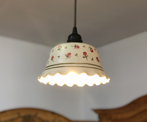 Lampička- červená růžička — foto 5