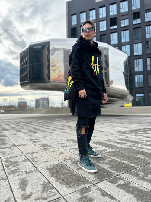 Dlouhá Mikina Oversize Unisex — foto 4