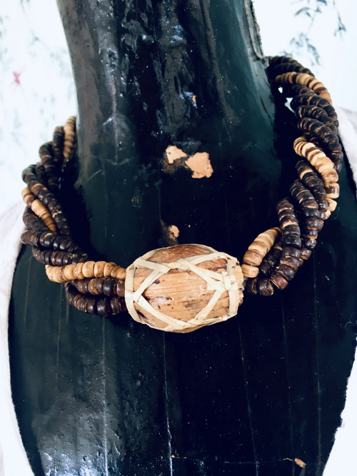 Náhrdelník etno boho přírodní — foto 3
