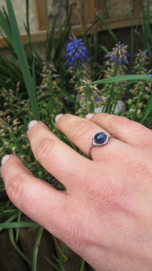 Lapis Lazuli / nerez — foto 4