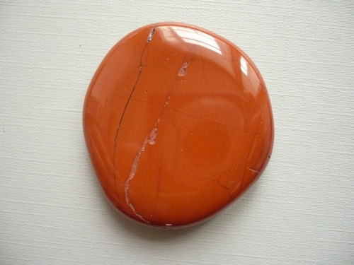 Placka - jaspis červený 44 mm, č.559f — foto 2