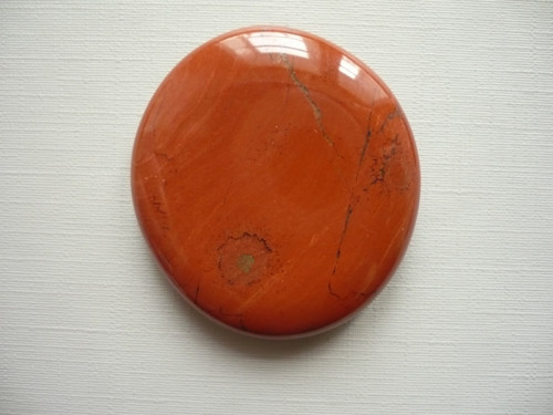 Placka - jaspis červený 41 mm, č.597f — foto 2
