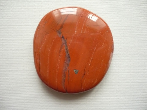 Placka - jaspis červený 44 mm, č.658f — foto 2