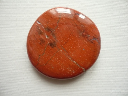 Placka - jaspis červený 42 mm, č.660f — foto 2