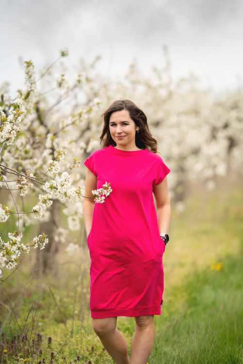 Šaty PAMELA fuchsie — foto 3