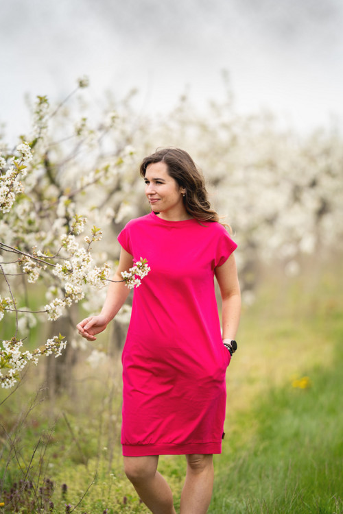 Šaty PAMELA fuchsie — foto 2