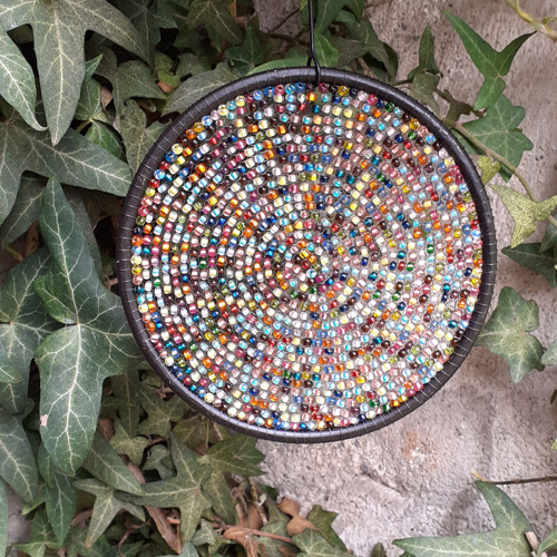 ,,Krasohled - kolečko vitrážové 18 cm — foto 4
