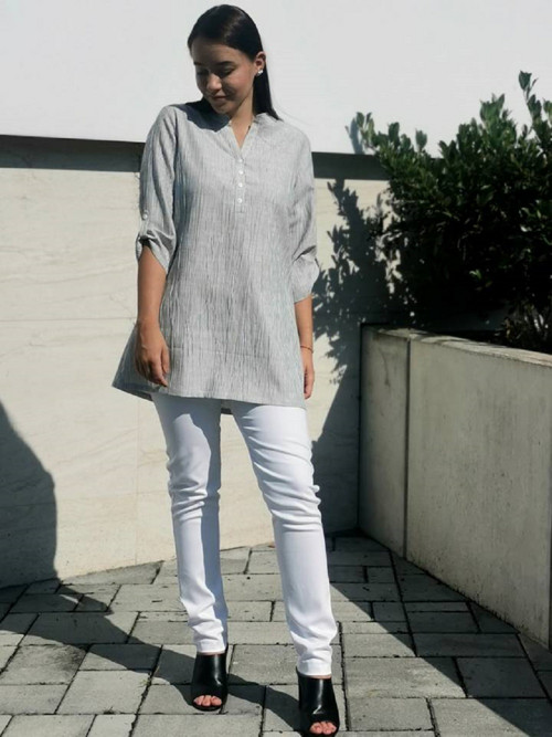 Dámska košeľová tunika VERA — foto 2