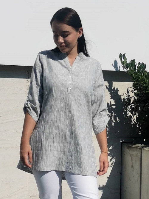 Dámska košeľová tunika VERA — foto 3