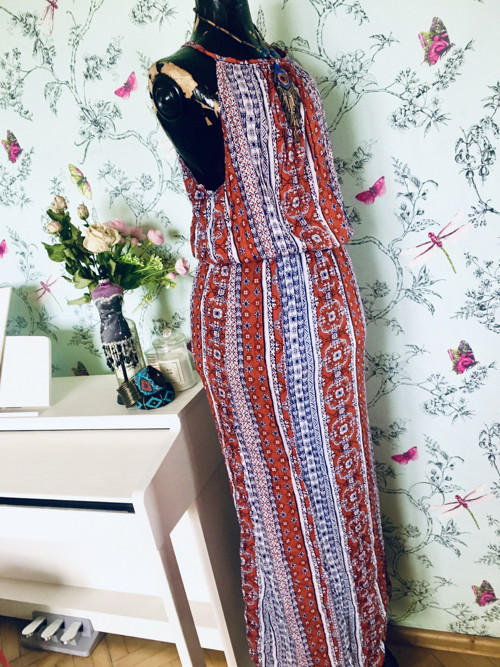 Šaty etno boho indiánské vzory — foto 3