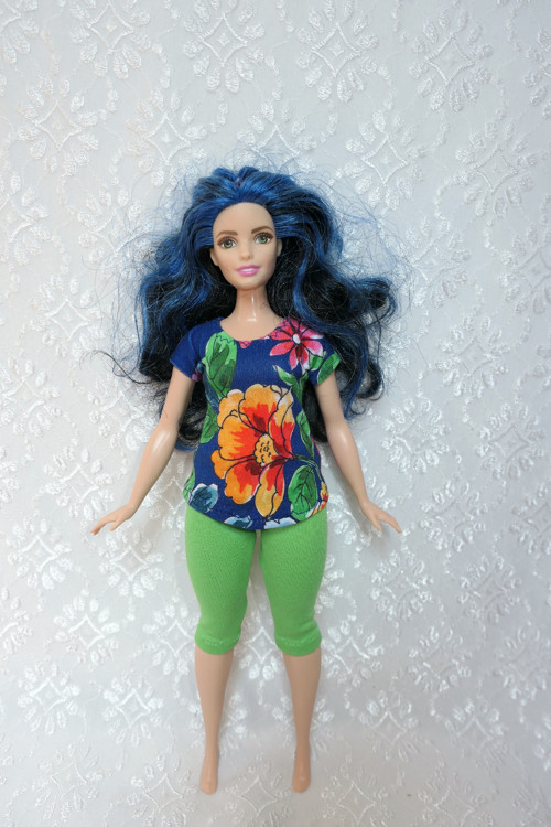 Barbie baculka - capri legíny — foto 2