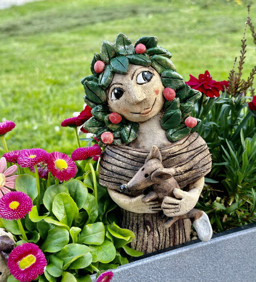 Keramická lesní žena — foto 3