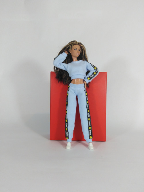 Barbie mikina krátká č-6 — foto 4